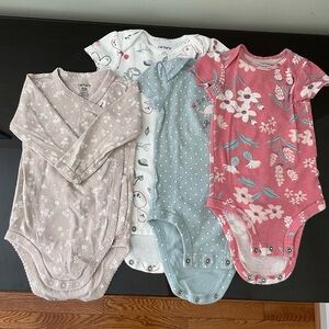 Set of 4 bodysuits from Carter’s 6M